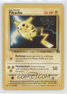 1999-2003 Pokemon Wizards of the Coast - Exclusive Black Star Promos #4.1 - Pikachu (Pokemon The First Movie)