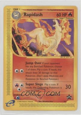 1999-2003 Pokemon Wizards of the Coast - Exclusive Black Star Promos #51 - Rapidash [Poor to Fair]