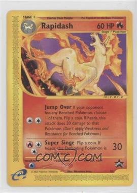 1999-2003 Pokemon Wizards of the Coast - Exclusive Black Star Promos #51.1 - Rapidash (Pokémon Center)