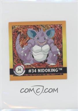 1999 Artbox Pokemon Stickers Series 1 - [Base] #34 - Nidoking