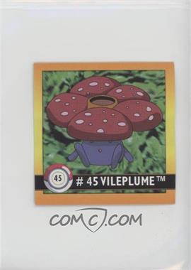 1999 Artbox Pokemon Stickers Series 1 - [Base] #45 - Vileplume