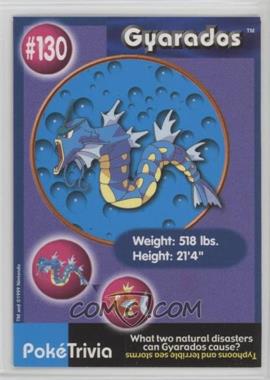 1999 Burger King Master Trainer Collection - [Base] #130 - Gyarados (Collectible Movie Scene #9)