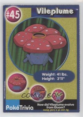 1999 Burger King Master Trainer Collection - [Base] #45 - Vileplume (Collectible Movie Scene #3)