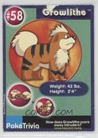 Growlithe (Collectible Movie Scene #4) [Poor to Fair]