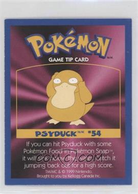 1999 Kellogg's Pokemon Game Tip Cards - [Base] #54 - Psyduck [EX to NM]