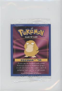 1999 Kellogg's Pokemon Game Tip Cards - [Base] #54 - Psyduck