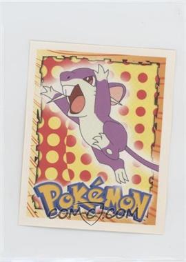 1999 Merlin Pokemon Album Stickers - [Base] #19 - Rattata [EX to NM]