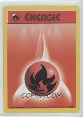 1999 Pokemon Base Set - [Base] - French Unlimited #98 - Fire Energy