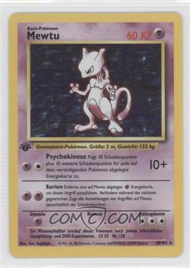 1999 Pokemon Base Set - [Base] - German 1st Edition #10 - Mewtwo