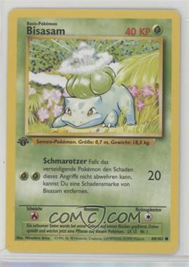 1999 Pokemon Base Set - [Base] - German 1st Edition #44 - Bulbasaur