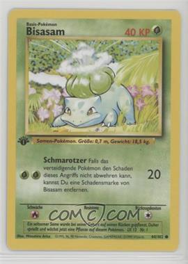 1999 Pokemon Base Set - [Base] - German 1st Edition #44 - Bulbasaur