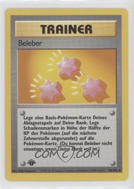 1999 Pokemon Base Set - [Base] - German 1st Edition #89 - Revive