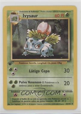 1999 Pokemon Base Set - [Base] - Spanish 1st Edition #30 - Ivysaur