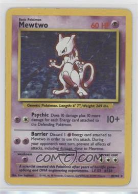 1999 Pokemon Base Set - [Base] - Unlimited #10 - Holo - Mewtwo