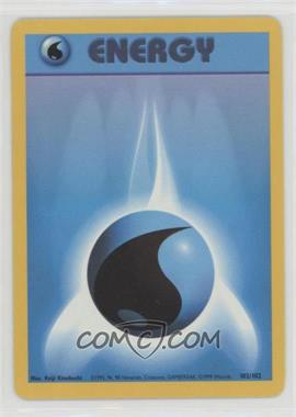 1999 Pokemon Base Set - [Base] - Unlimited #102 - Water Energy [Good to VG‑EX]