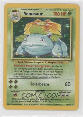 1999 Pokemon Base Set - [Base] - Unlimited #15 - Holo - Venusaur