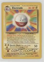 Electrode [Poor to Fair]