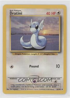 1999 Pokemon Base Set - [Base] - Unlimited #26 - Dratini