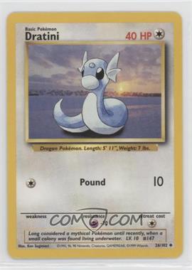 1999 Pokemon Base Set - [Base] - Unlimited #26 - Dratini