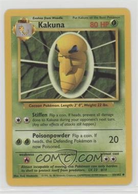 1999 Pokemon Base Set - [Base] - Unlimited #33 - Kakuna