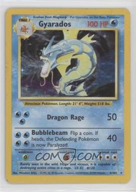 1999 Pokemon Base Set - [Base] - Unlimited #6 - Holo - Gyarados