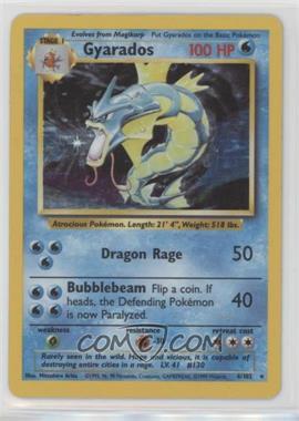 1999 Pokemon Base Set - [Base] - Unlimited #6 - Holo - Gyarados