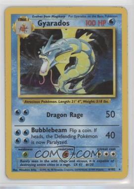 1999 Pokemon Base Set - [Base] - Unlimited #6 - Holo - Gyarados