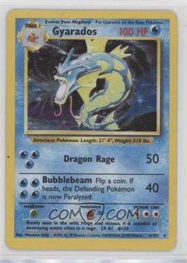 1999 Pokemon Base Set - [Base] - Unlimited #6 - Holo - Gyarados