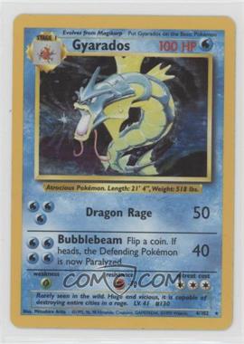 1999 Pokemon Base Set - [Base] - Unlimited #6 - Holo - Gyarados