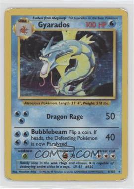 1999 Pokemon Base Set - [Base] - Unlimited #6 - Holo - Gyarados