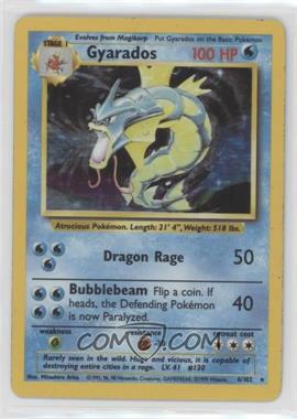 1999 Pokemon Base Set - [Base] - Unlimited #6 - Holo - Gyarados