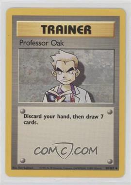 1999 Pokemon Base Set - [Base] - Unlimited #88 - Professor Oak