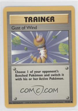 1999 Pokemon Base Set - [Base] - Unlimited #93 - Gust of Wind