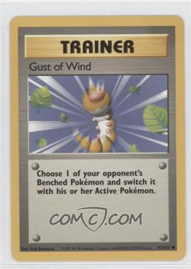 1999 Pokemon Base Set - [Base] - Unlimited #93 - Gust of Wind