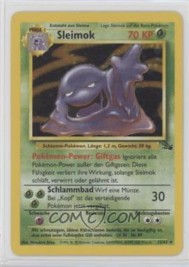 1999 Pokemon Fossil - [Base] - German #13 - Muk