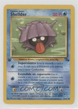 1999 Pokemon Fossil - [Base] - Spanish 1st Edition #54 - Shellder