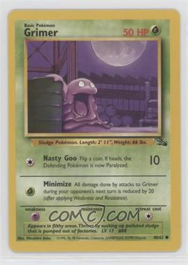 1999 Pokemon Fossil - [Base] #48 - Grimer