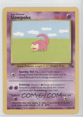 1999 Pokemon Fossil - [Base] #55 - Slowpoke