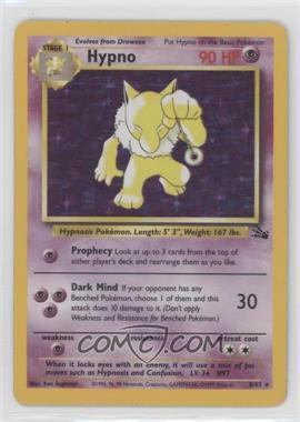 1999 Pokemon Fossil - [Base] #8 - Holo - Hypno