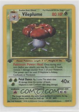 1999 Pokemon Jungle - [Base] - 1st Edition #15 - Holo - Vileplume