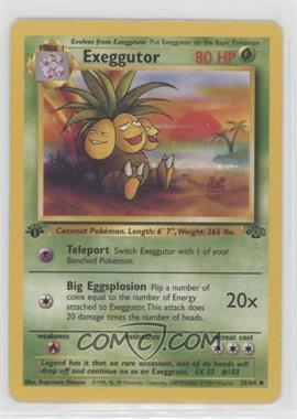 1999 Pokemon Jungle - [Base] - 1st Edition #35 - Exeggutor