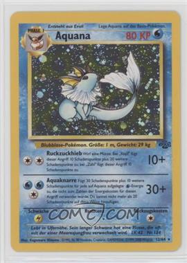 1999 Pokemon Jungle - [Base] - German #12 - Vaporeon (Holo)