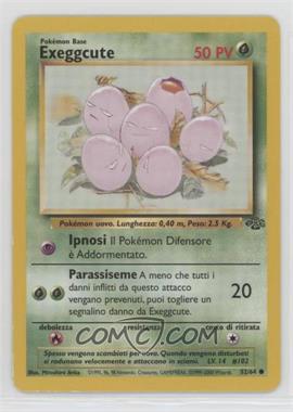 1999 Pokemon Jungle - [Base] - Italian #52 - Exeggcute