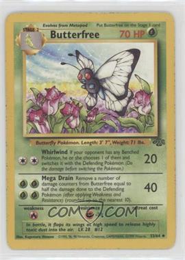 1999 Pokemon Jungle - [Base] #33 - Butterfree [EX to NM]