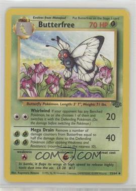 1999 Pokemon Jungle - [Base] #33 - Butterfree [EX to NM]