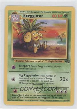 1999 Pokemon Jungle - [Base] #35 - Exeggutor