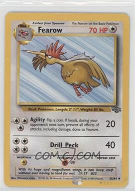 1999 Pokemon Jungle - [Base] #36 - Fearow [Noted]