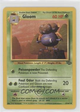 1999 Pokemon Jungle - [Base] #37 - Gloom [Noted]