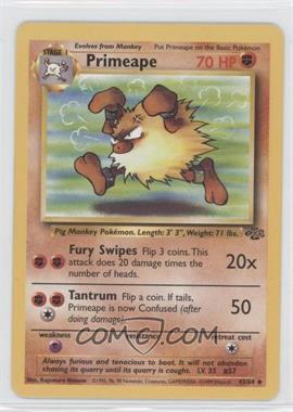 1999 Pokemon Jungle - [Base] #43 - Primeape [Noted]