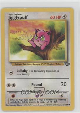 1999 Pokemon Jungle - [Base] #54 - Jigglypuff [Noted]